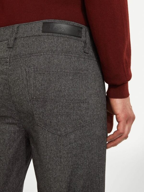 LOIS GRID TEXTURE 5 POCKET CASUAL PANTS - Image 2