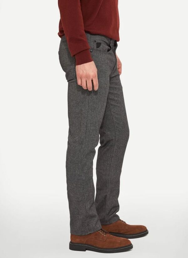 LOIS GRID TEXTURE 5 POCKET CASUAL PANTS - Image 3