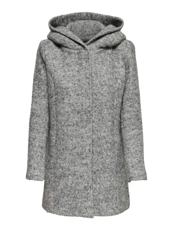 ONLY SEDONA BOUCLE HOODED COAT - Image 3