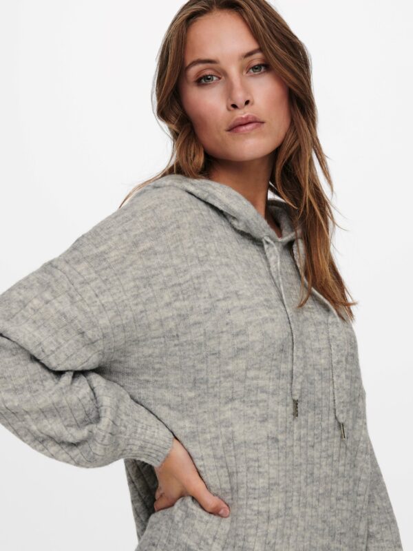 ONLY HOODED SWEATER DRESS
