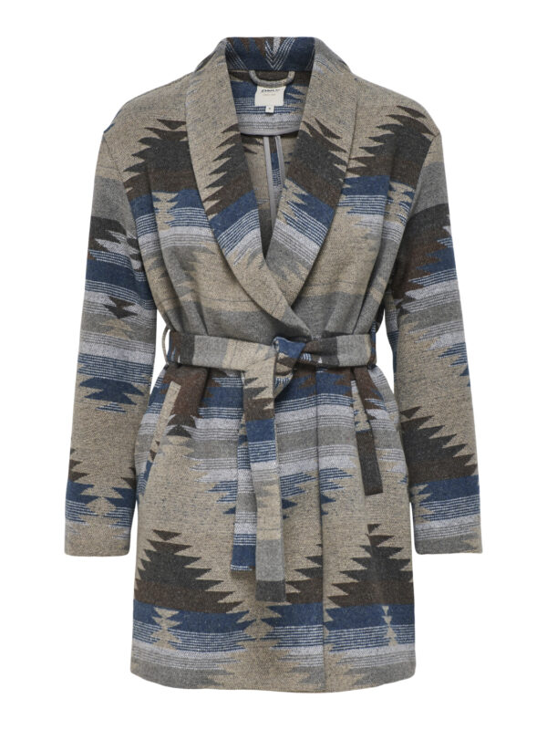 ONLY AZTEC PRINT WRAP JACKET - Image 3