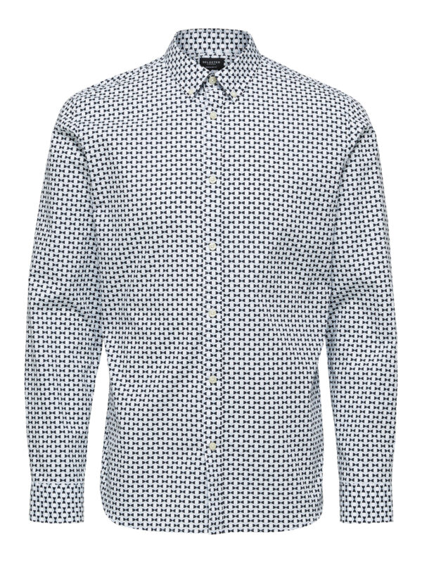 SELECTED BOWTIE PRINT SHIRT - Image 3