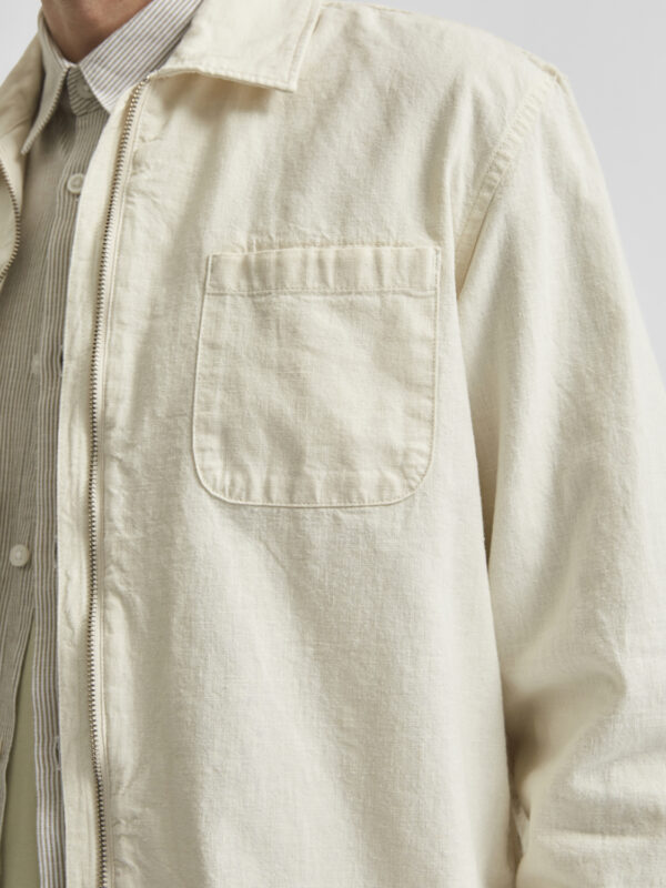 SELECTED ZIP UP OVERSHIRT - Image 5