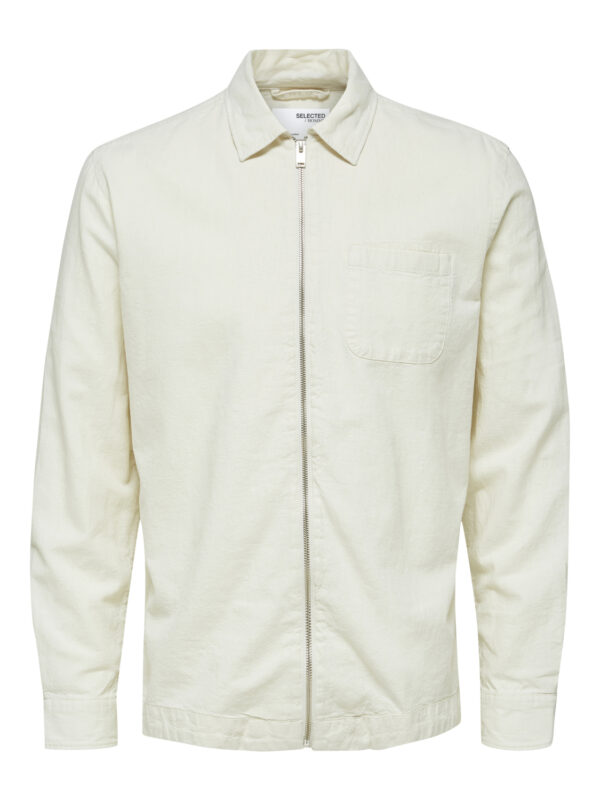 SELECTED ZIP UP OVERSHIRT - Image 6