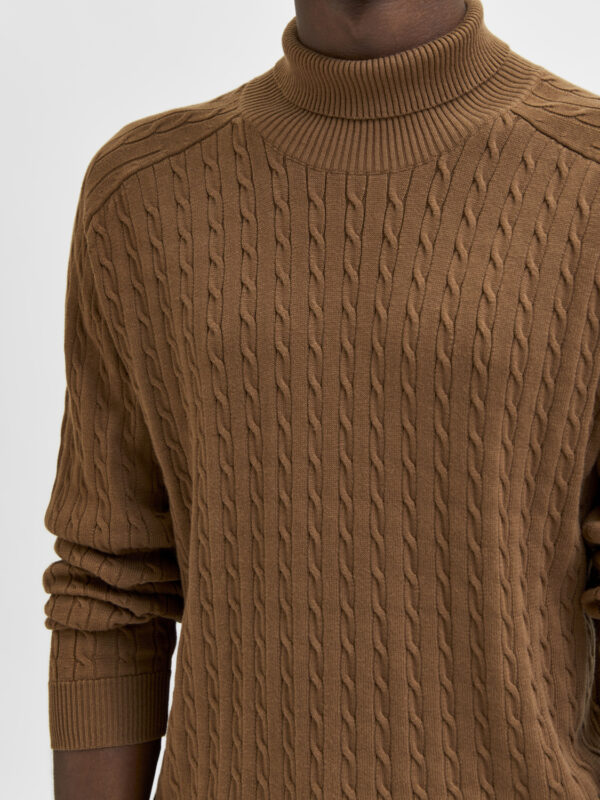 SELECTED AIKO LIGHT CABLE KNIT TURTLE - Image 2