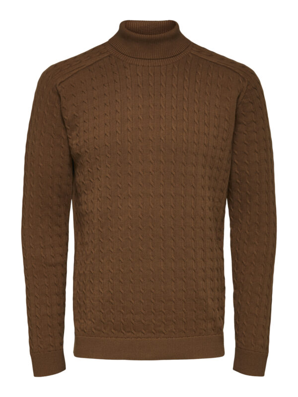 SELECTED AIKO LIGHT CABLE KNIT TURTLE - Image 3