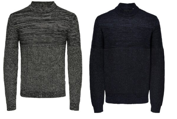 ONLY&SONS MOCK NECK SWEATER