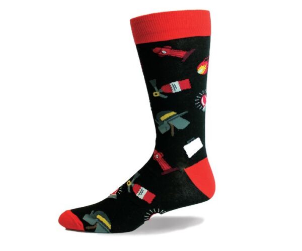 CRAZY TOES FIRE FIGHTER SOCKS