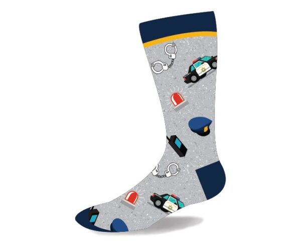 CRAZY TOES POLICE SOCKS