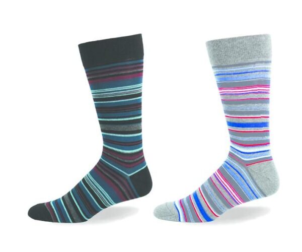 DOTLINE MULTI STRIPE SOCKS