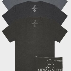 KUWALLA TEE V-NECK 3 PACK CAMO GREYS